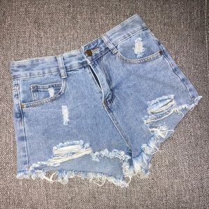 Size XS SHEIN Blue Jean Shorts